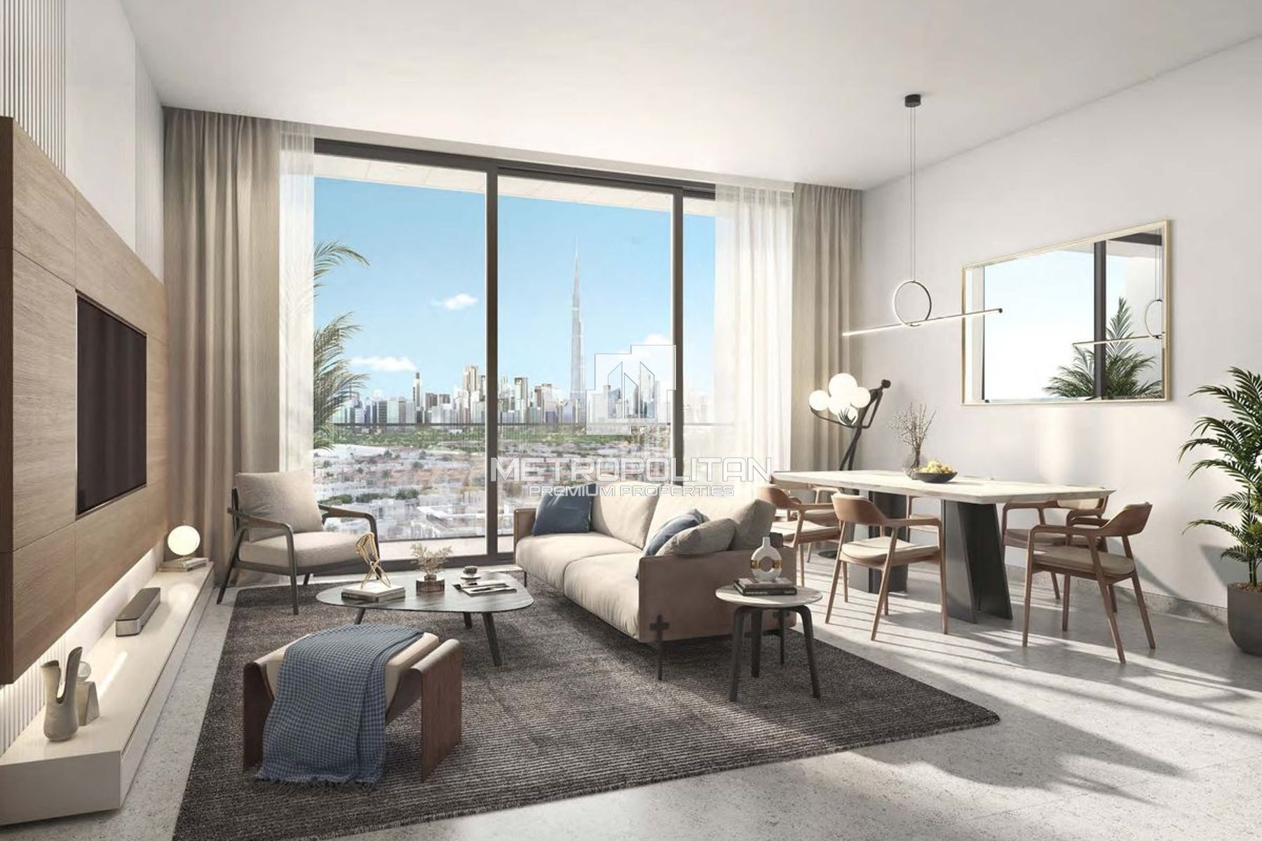 2BR + Maid | Lagoon & Full Burj Khalifa View