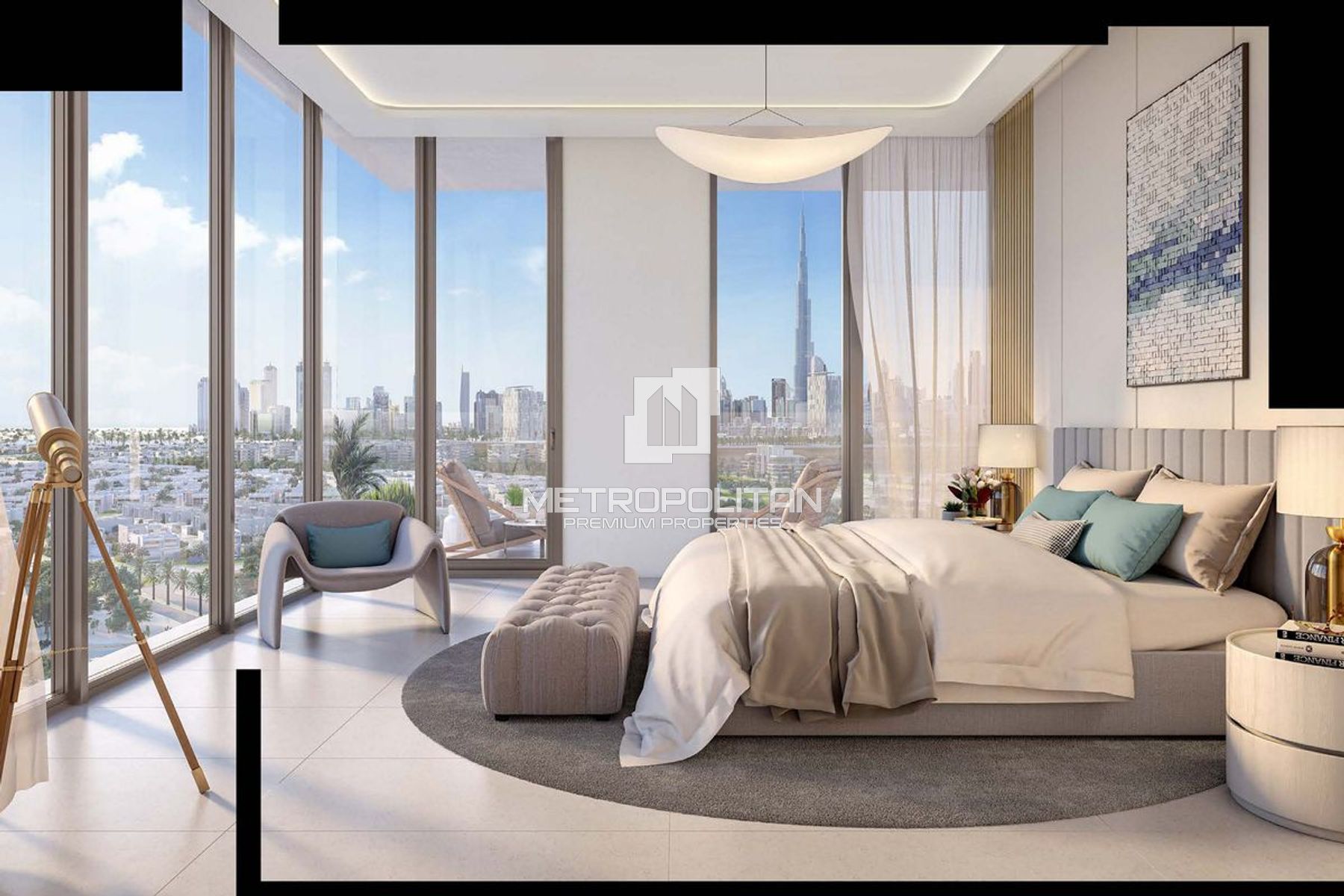 2BR + Maid | Lagoon & Full Burj Khalifa View