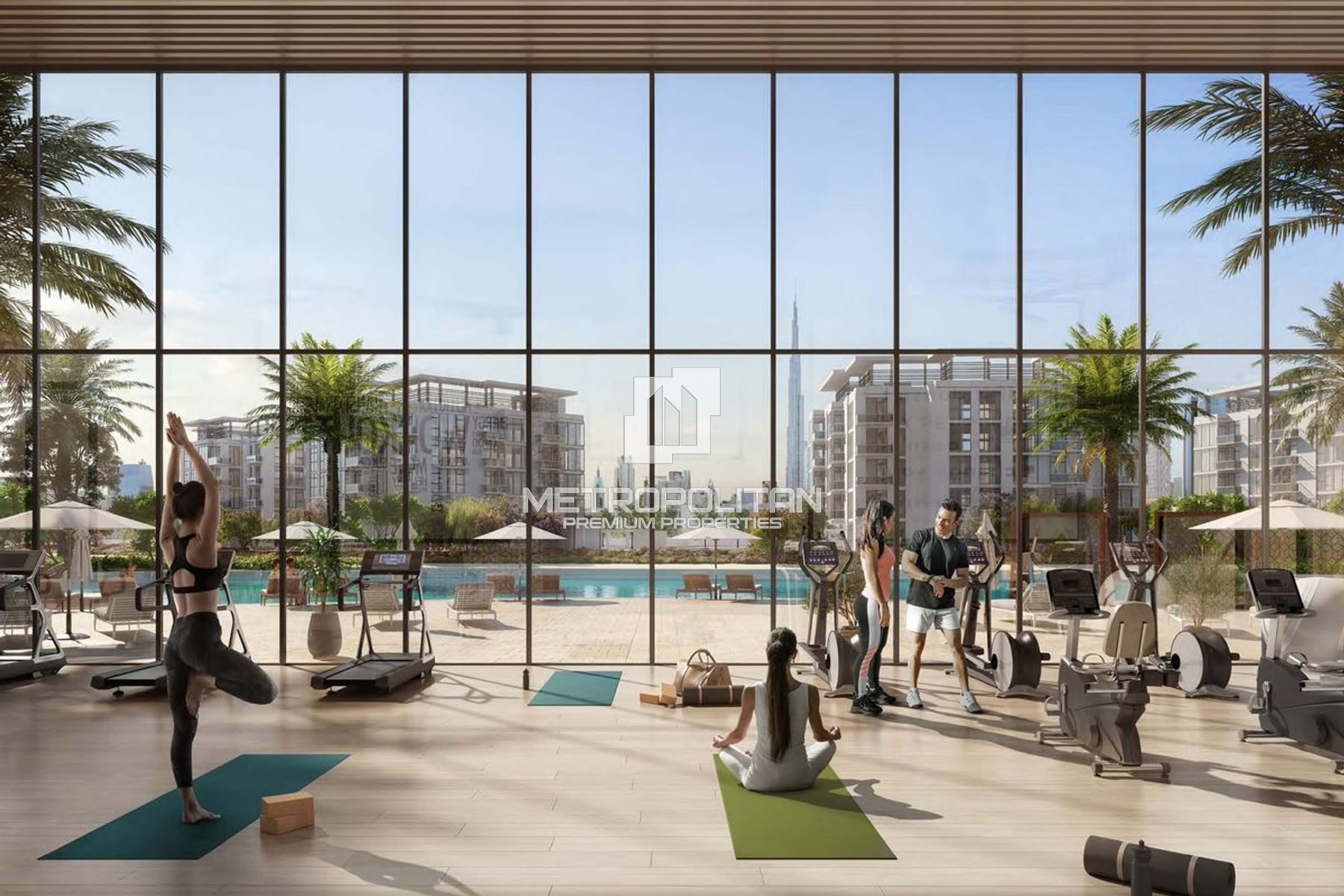 2BR + Maid | Lagoon & Full Burj Khalifa View