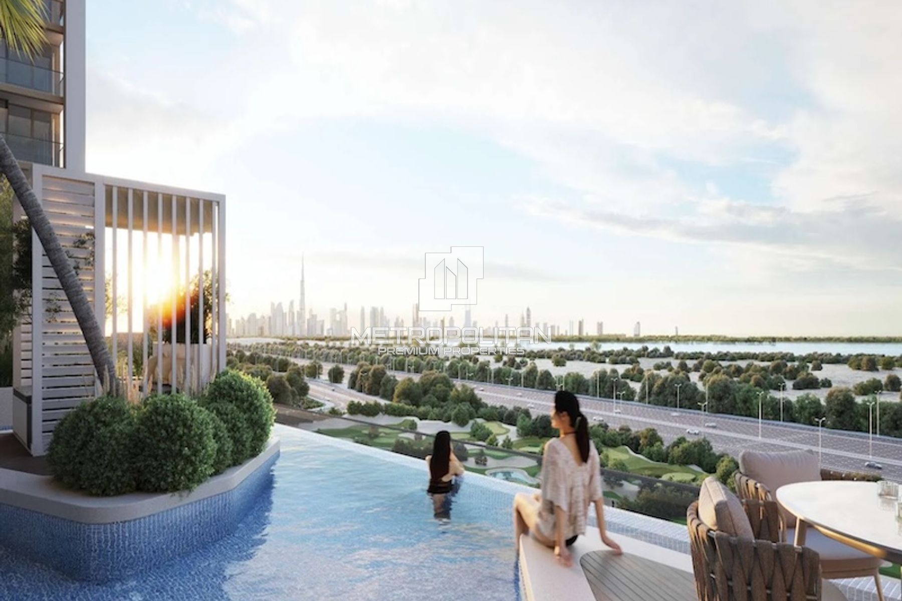 Golf + Pool + Sanctuary Views |1+ Study| Mid Floor