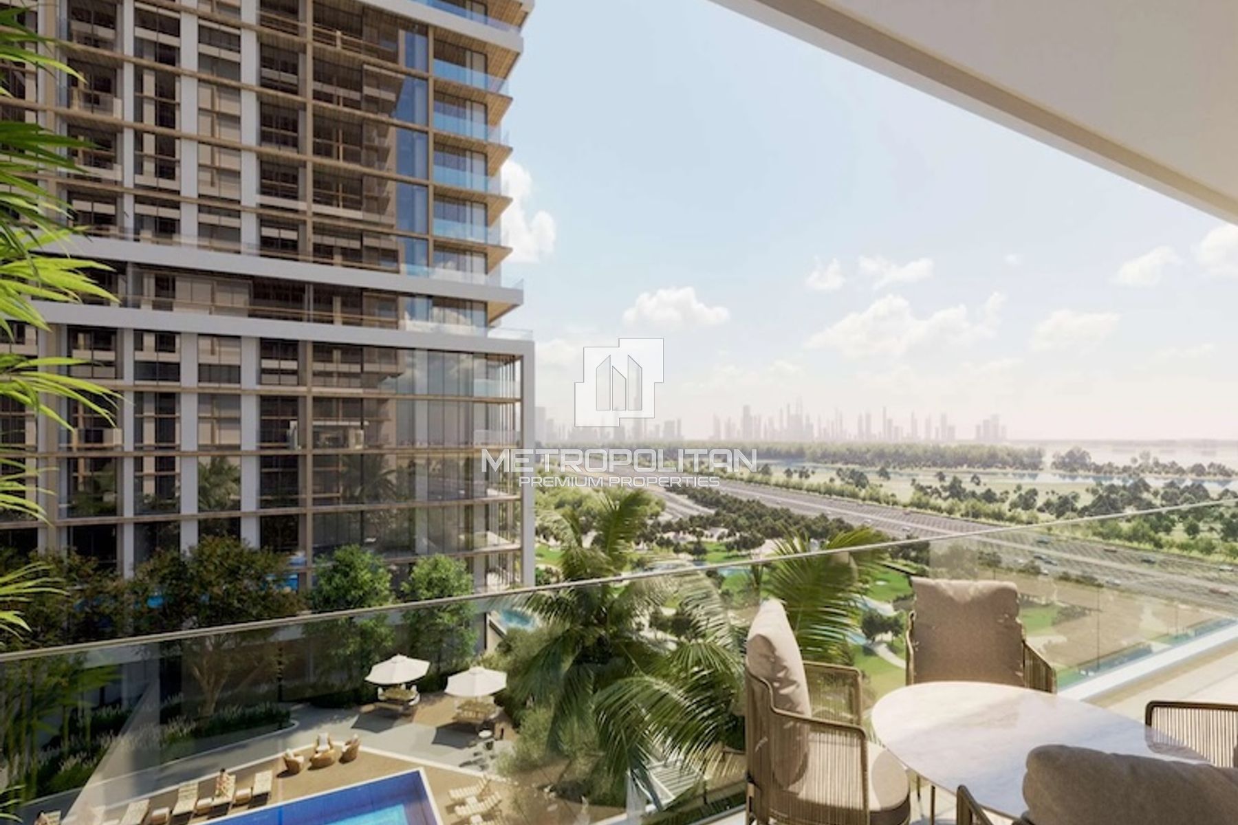 Golf + Pool + Sanctuary Views |1+ Study| Mid Floor