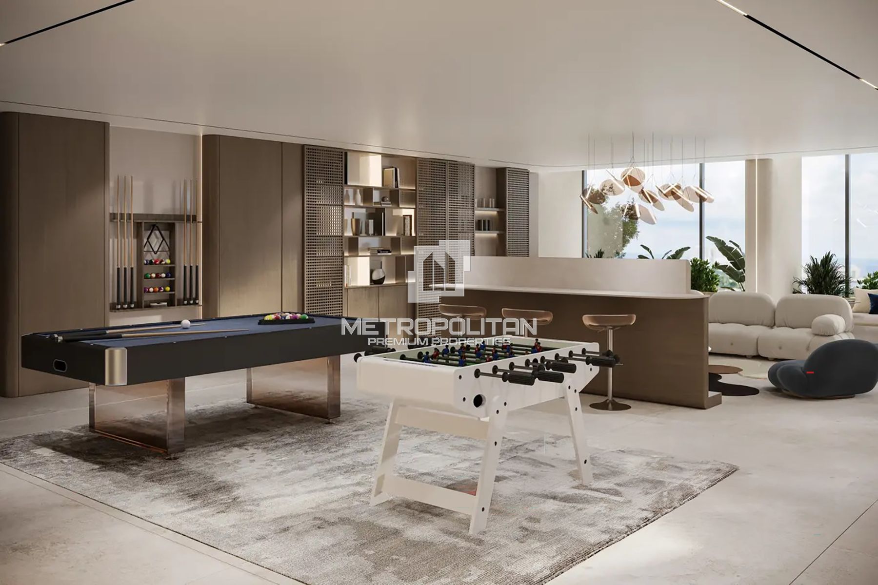 Community View | High Floor |  Stylish 1BR
