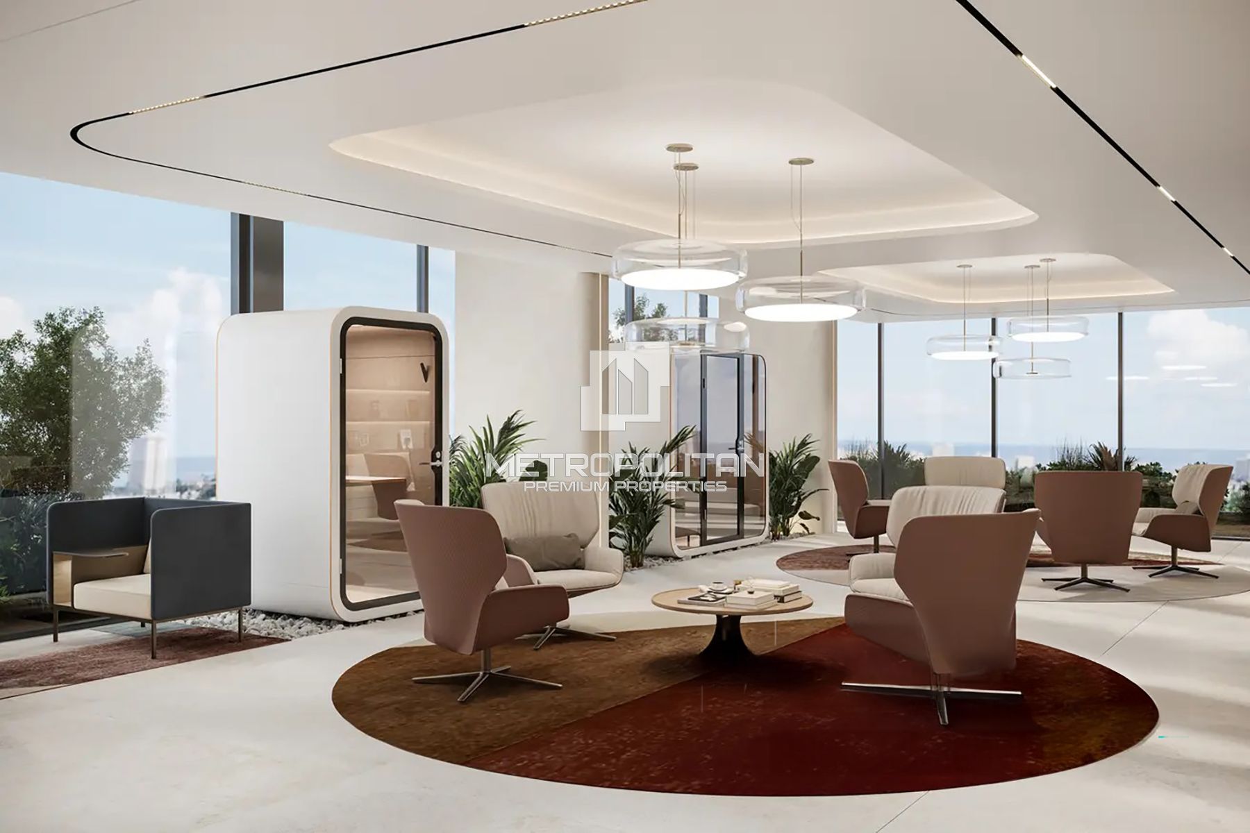 Community View | High Floor |  Stylish 1BR