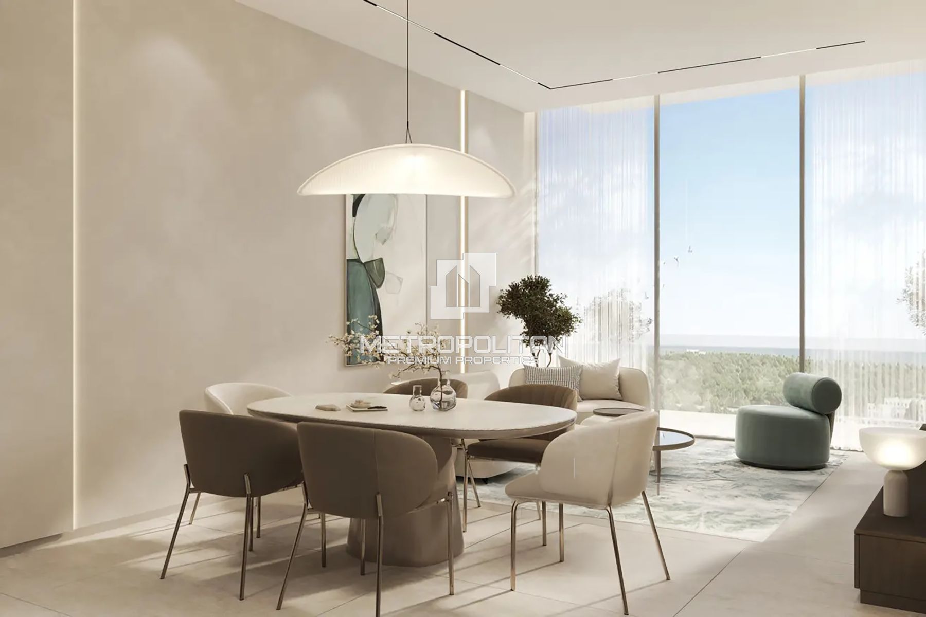 Community View | High Floor |  Stylish 1BR