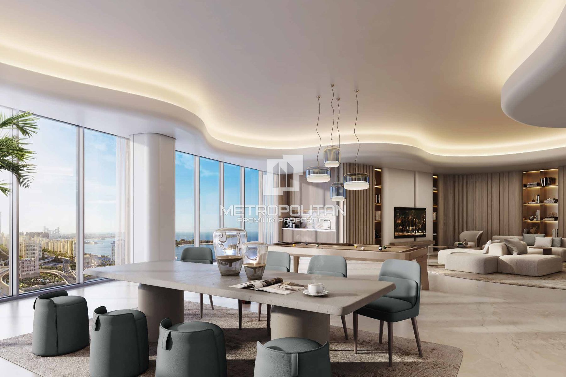 High Floor | Burj Al Arab & Sea Views | Furnished
