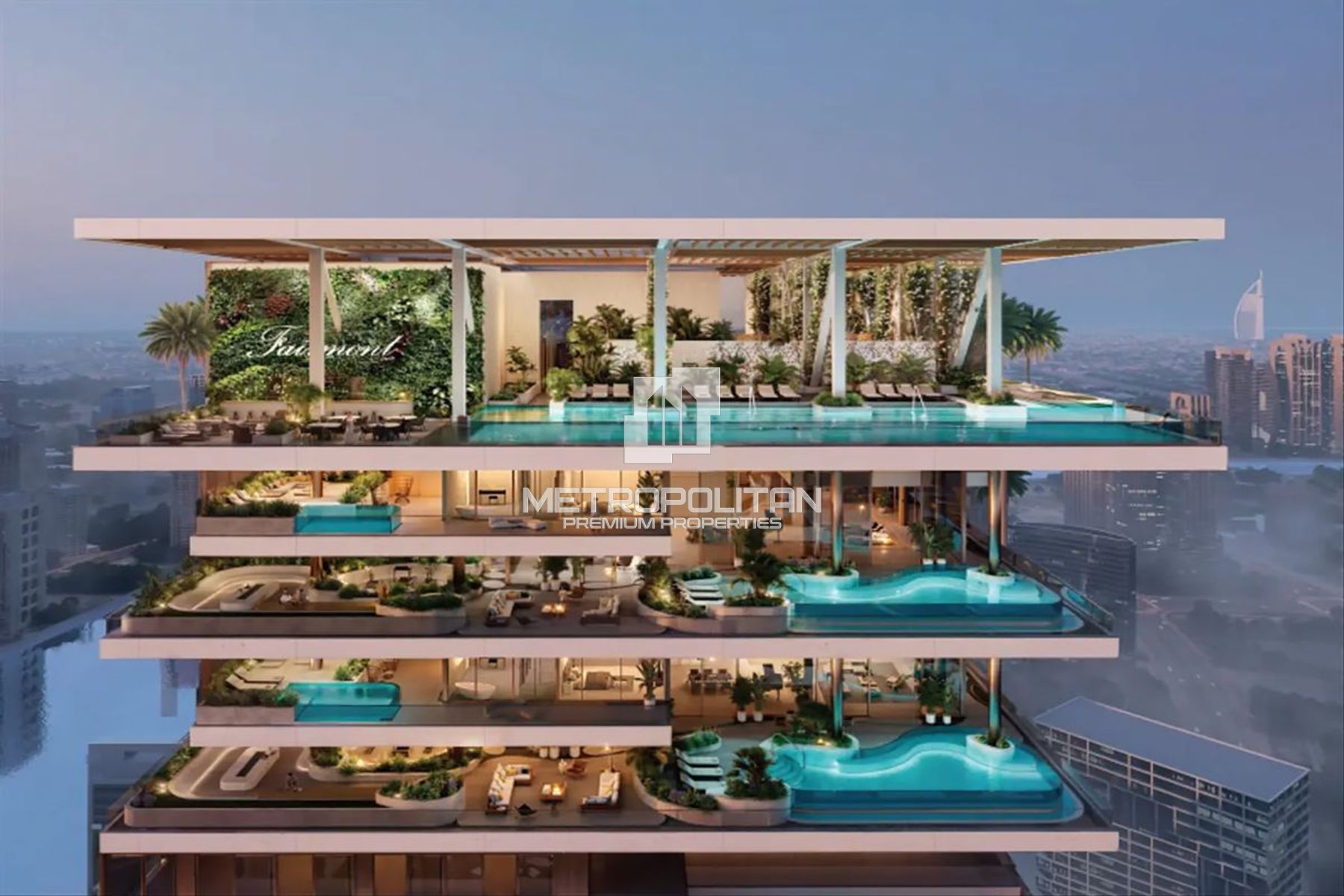 2BR Apartment for Sale in Fairmont Residences Solara Tower, Downtown Dubai - MPS-52542