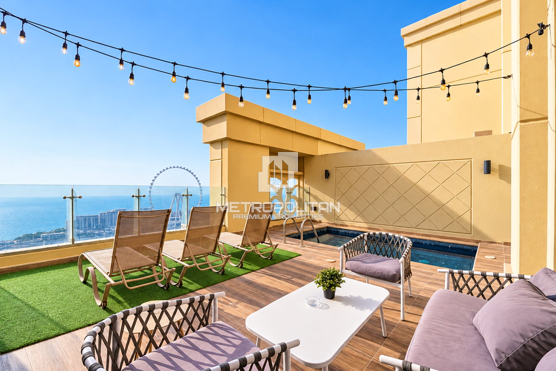 Exquisite 4BR Duplex Penthouse| Ain & Skyline View