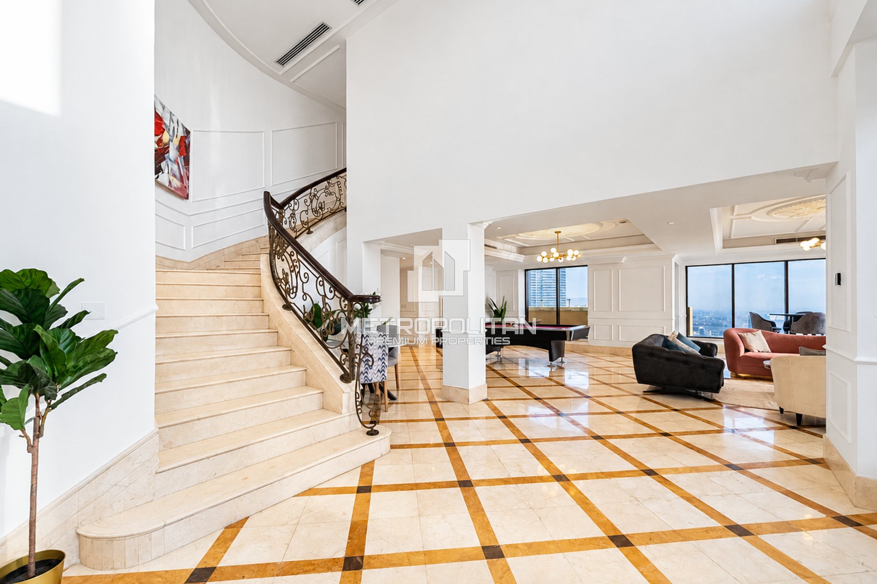 Exquisite 4BR Duplex Penthouse| Ain & Skyline View