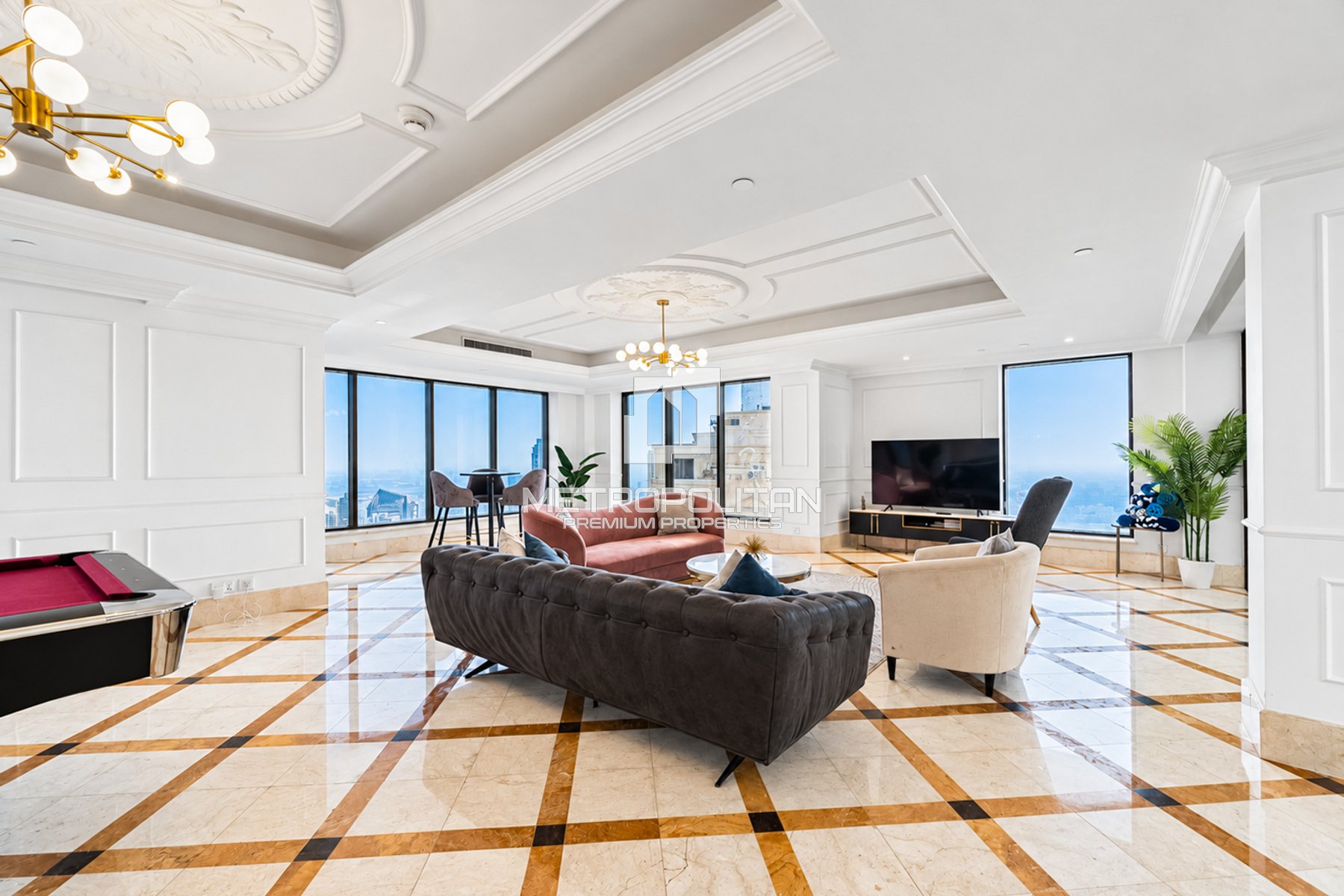 Exquisite 4BR Duplex Penthouse| Ain & Skyline View