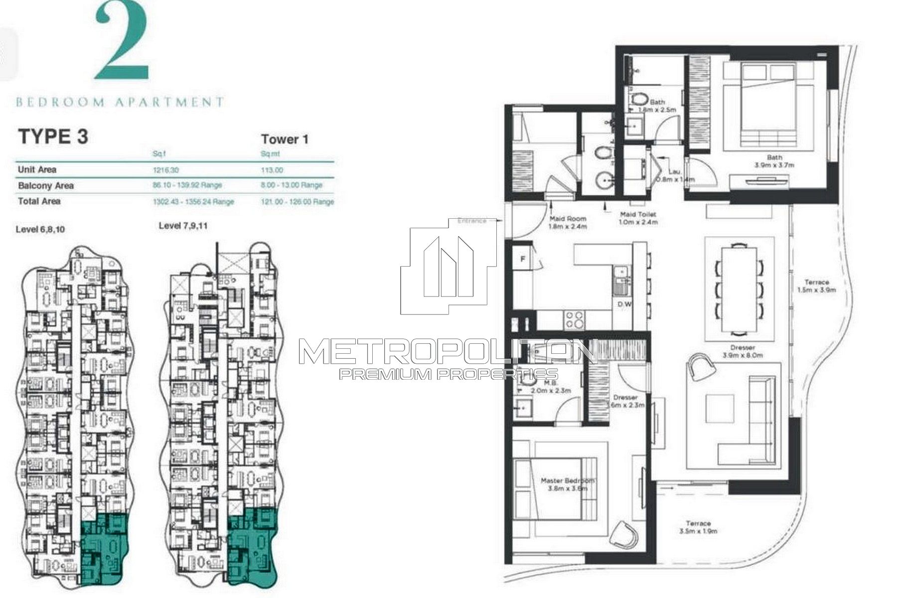 2BR Apartment for Sale in Mina Al Arab – MS-11698 photo-8