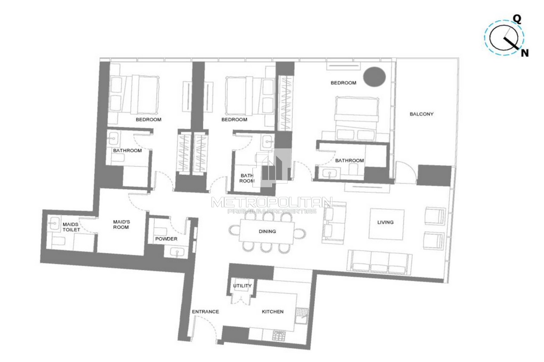3BR Apartment for Sale in Dubai Harbour – MS-22899 photo-10