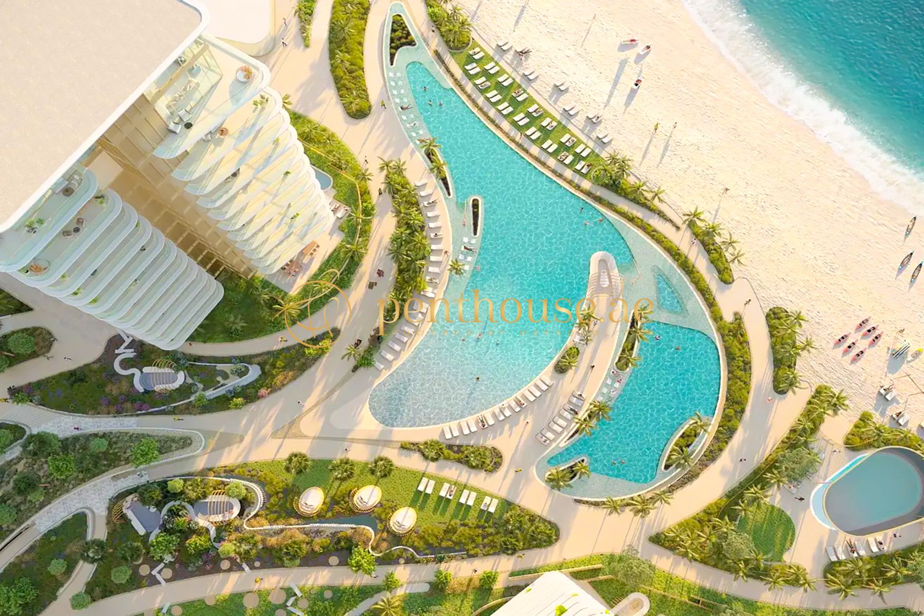 Full Palm and Sea Views | Private Beach Access photo-14