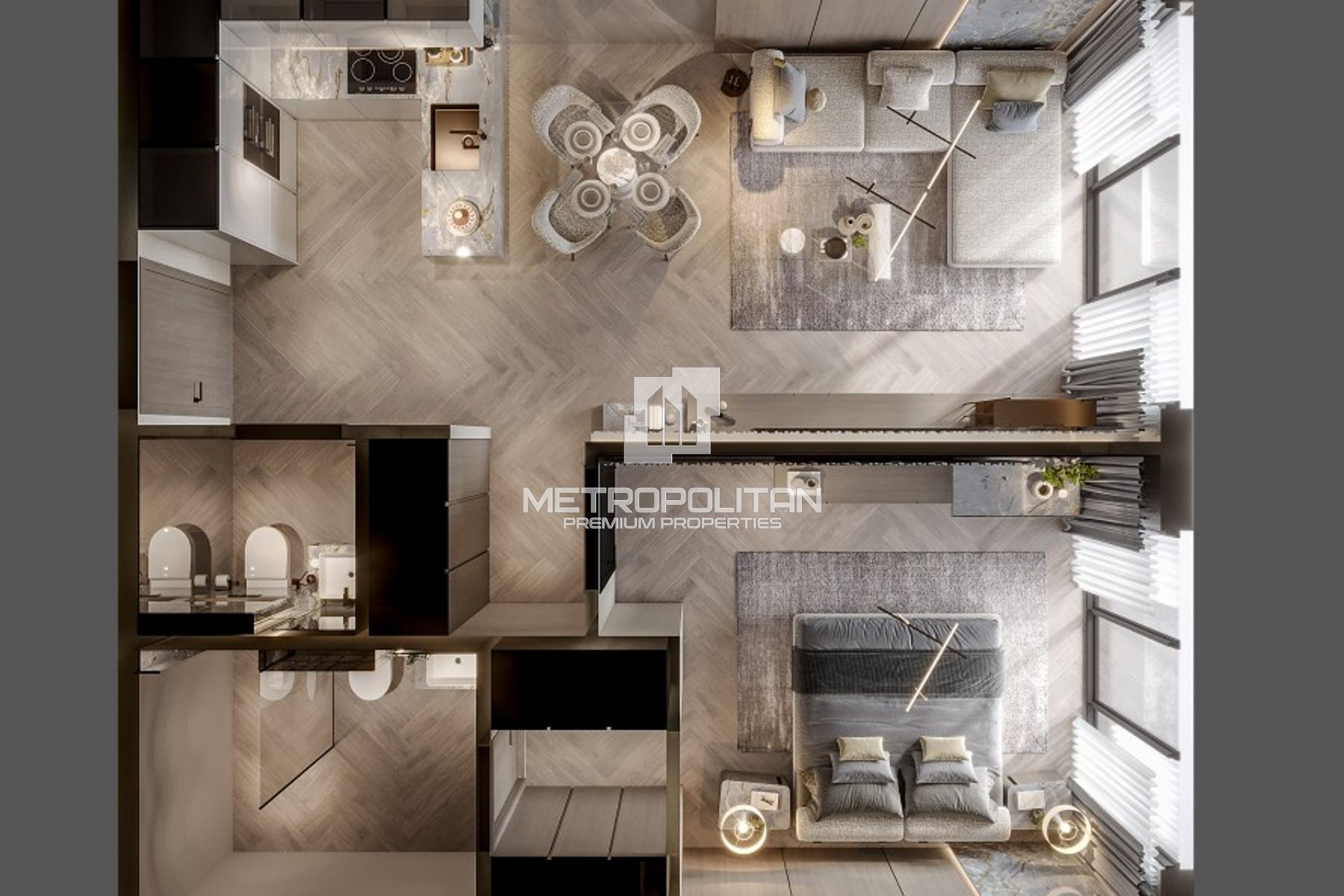 Image - The Central Downtown C, Arjan, Dubai | Project - Apartment