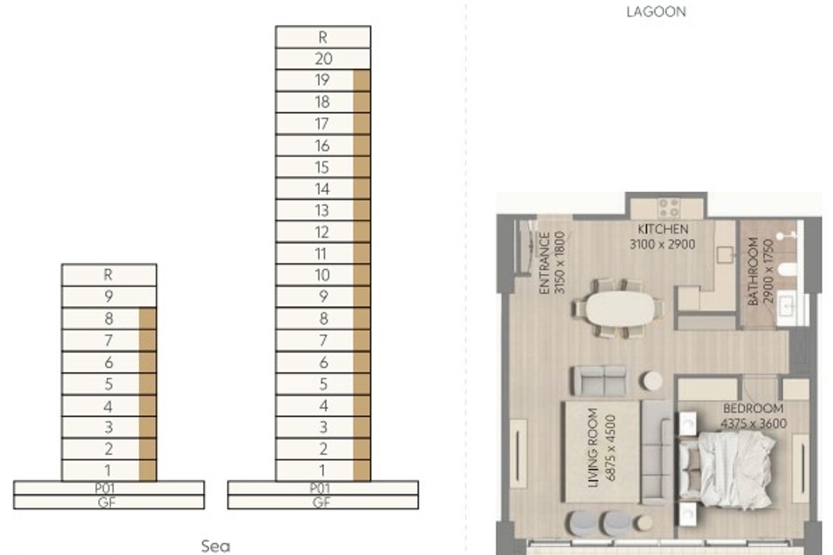 1BR Apartment for Sale in Mina Al Arab – MS-25427 photo-13