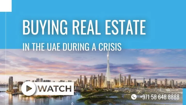 شراء العقارات في دبي والإمارات العربية المتحدة أثناء الأزمات