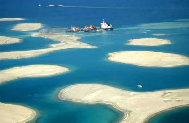 the world islands in dubai uae