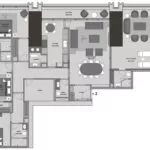 burj binghatti 3 bedroom apartment ruby villa floor plan
