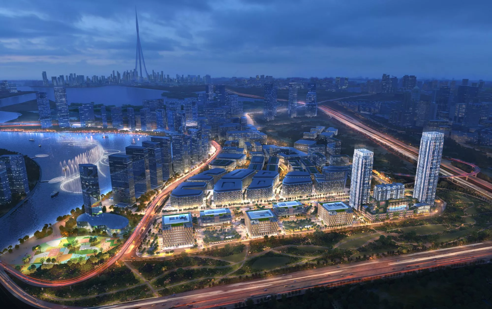 Dubai Design District d3 streetscape