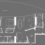 bugatti residences 3 bedroom penthouse floor plan