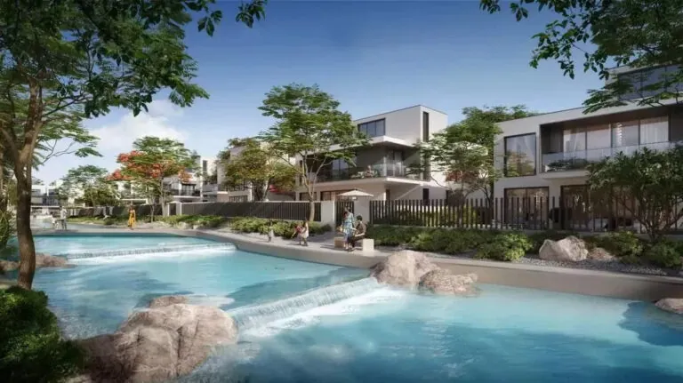 rivers among the villas in the oasis by emaar