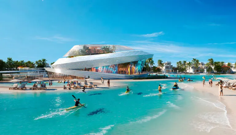 damac islands waterpark close up