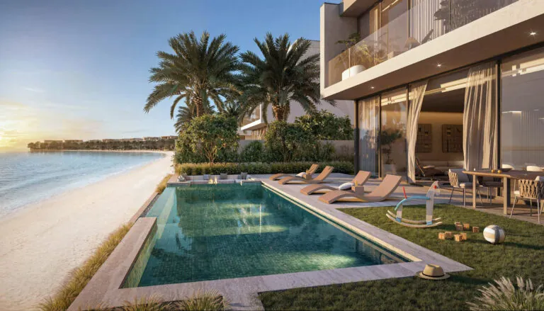 palm jebel ali villa private pool