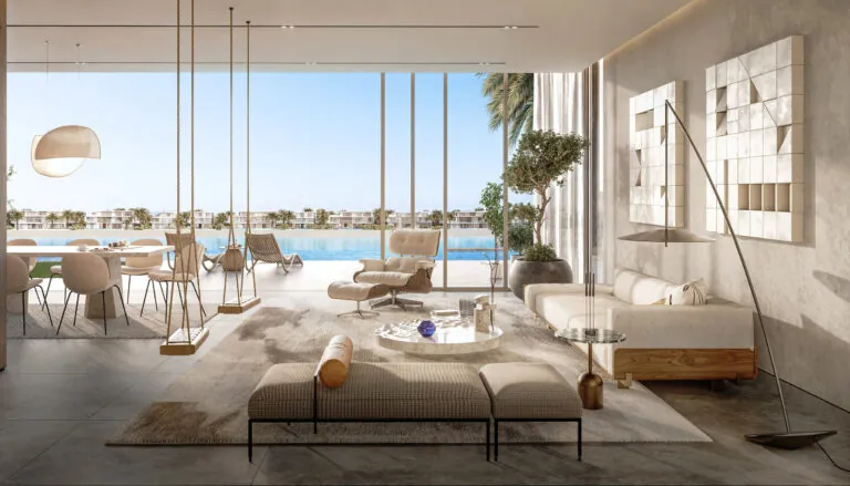 palm jebel ali villa sitting room interior