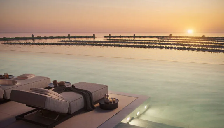 view of palm jebel ali beach