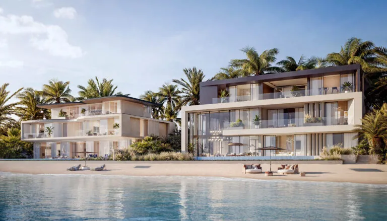 palm jebel ali villas with direct beach access