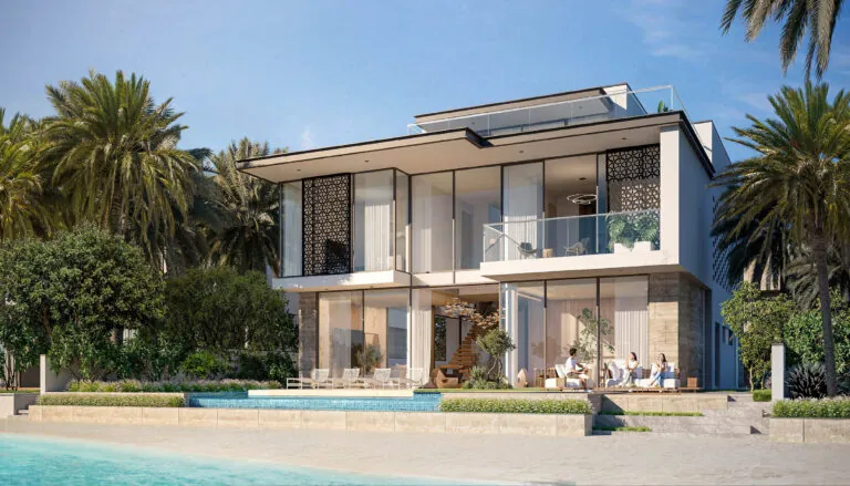 palm jebel ali villa exterior