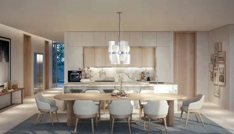 palm jebel ali villa dining room