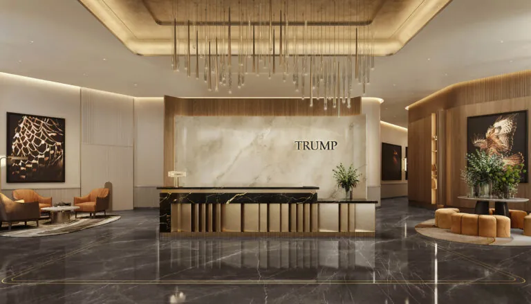 lavish reception of trump tower jeddah