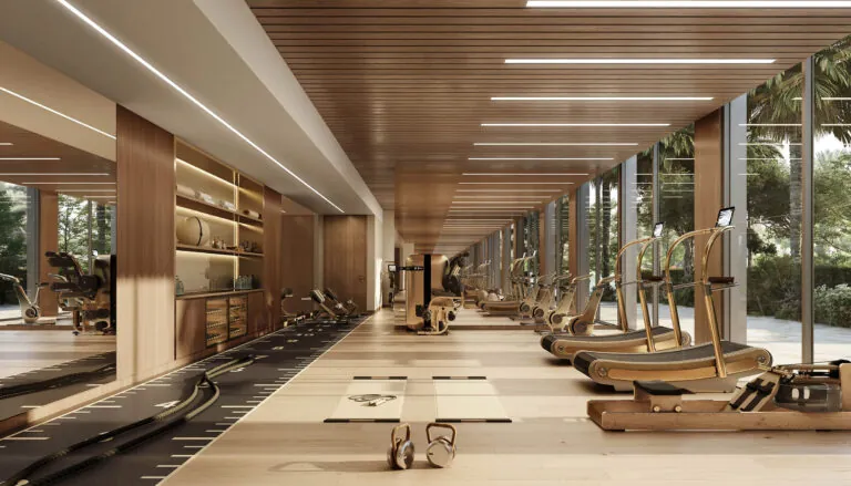 trump tower jeddah gym and fitness area