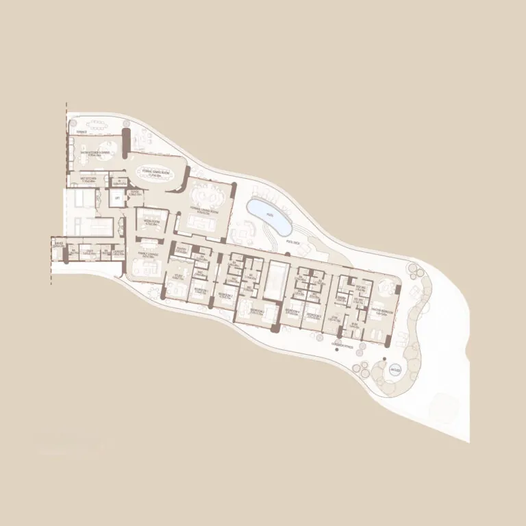 jumeirah asora bay 6 bedroom apartment floor plan