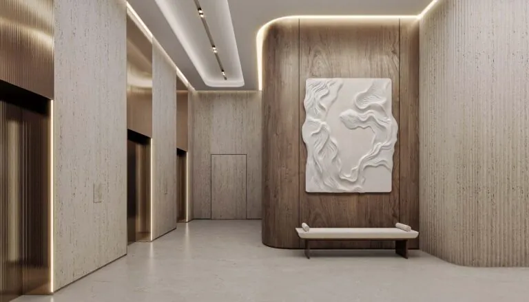 esme beach residences elevators lobby