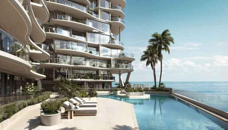 esme beach residences building pool