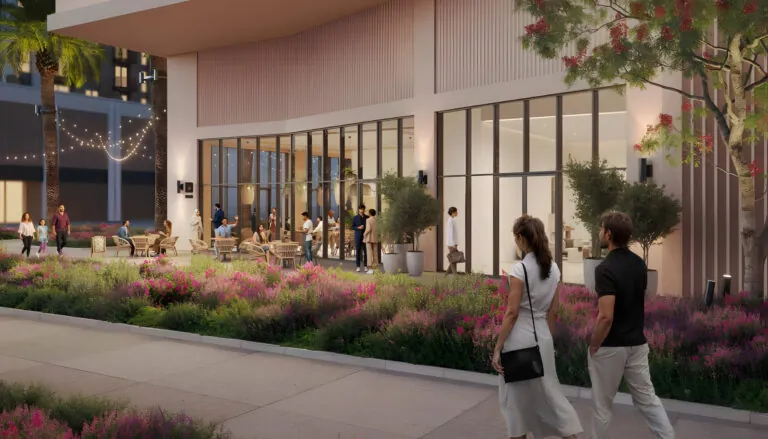 ellison in town square rendering of a restaurant coffee shop