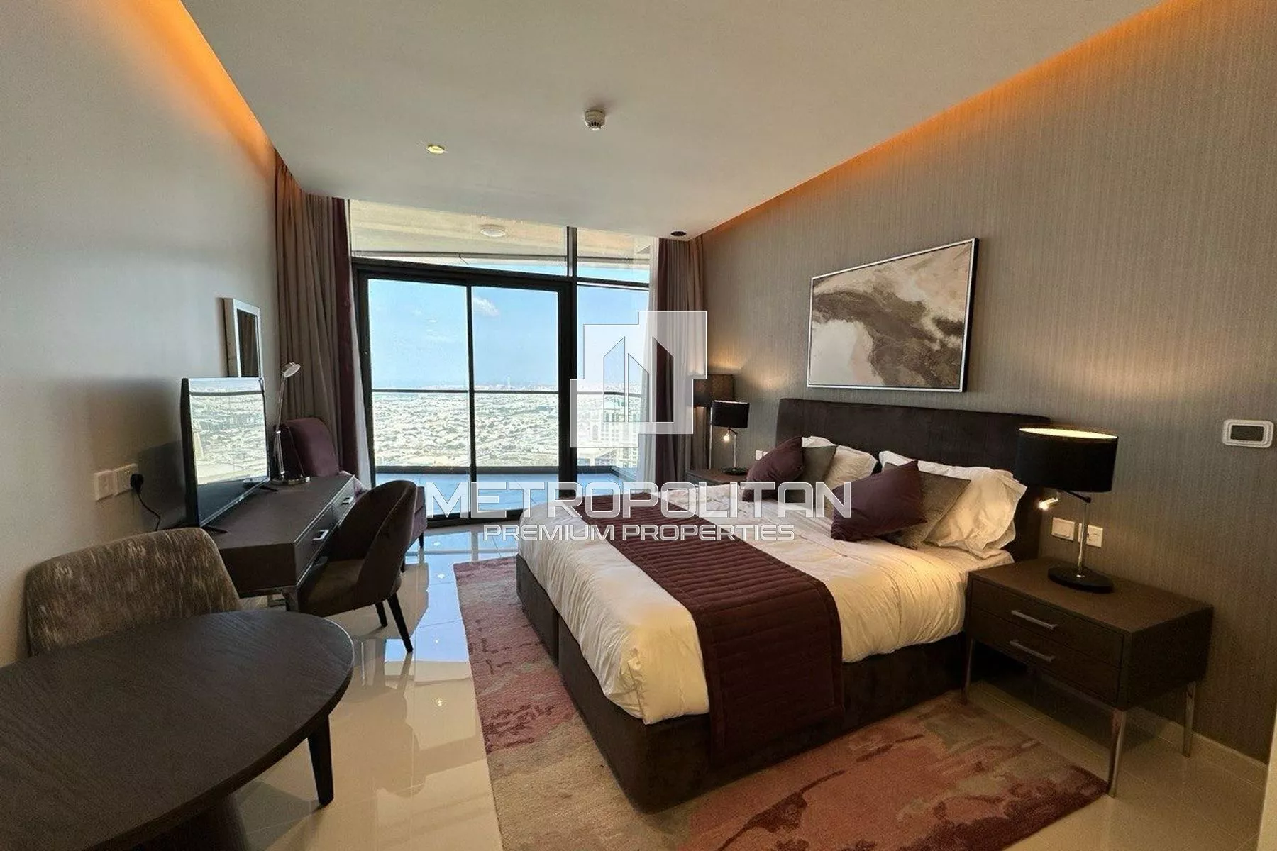 شقة استوديو للبيع في الخليج التجاري – MS-11811