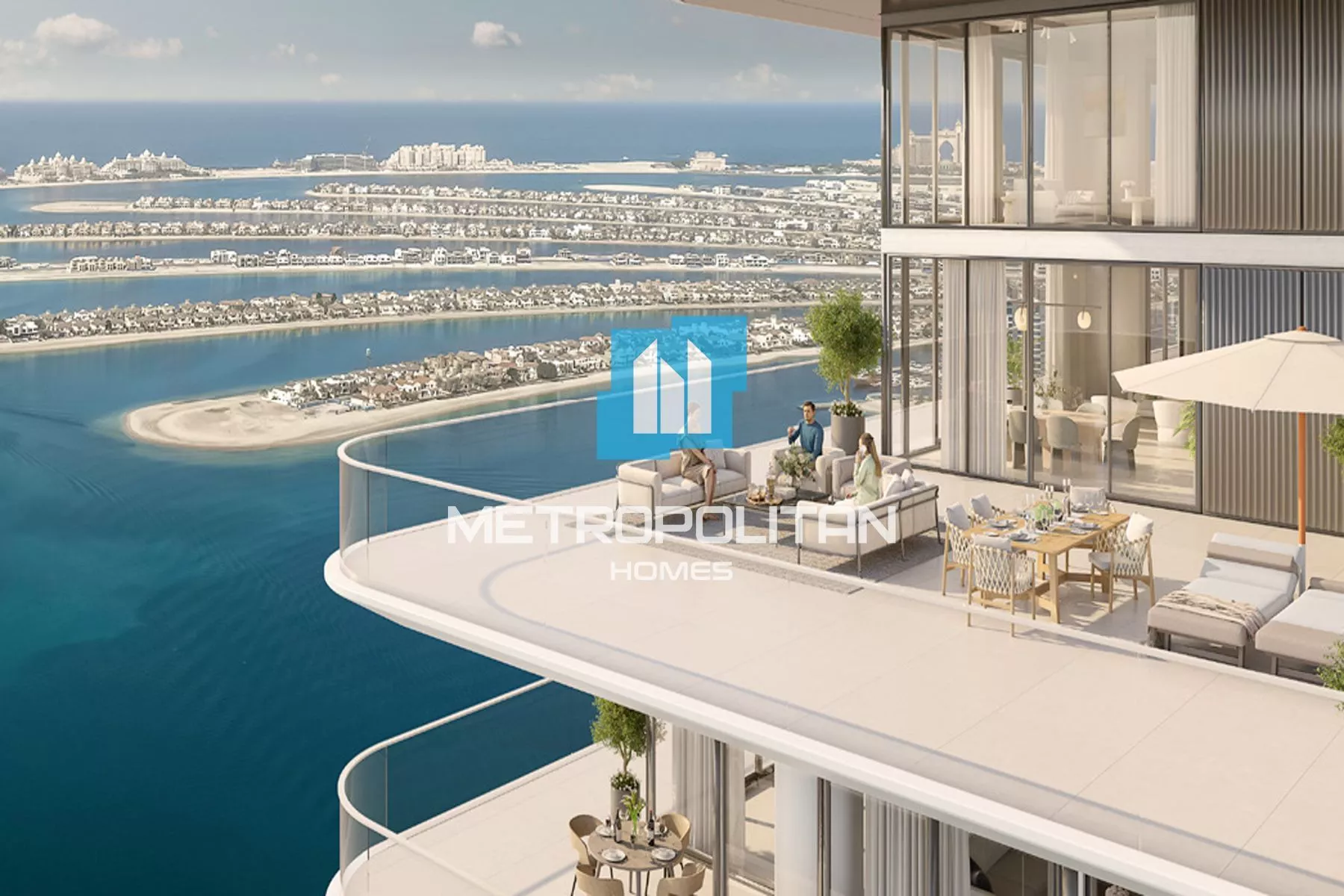3BR Apartment in Beachgate by Address, Dubai Harbour (MS-4797)